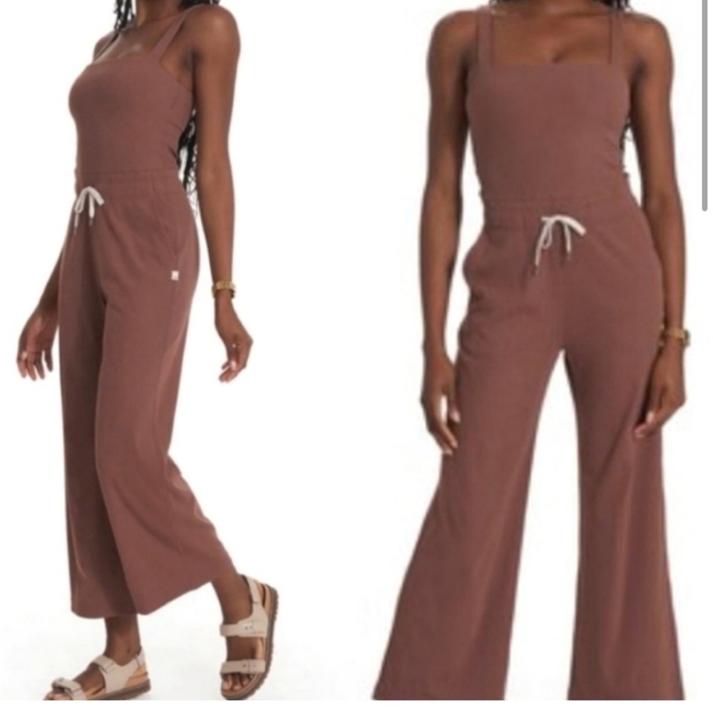 Vuori Pose jumpsuit in hazelnut